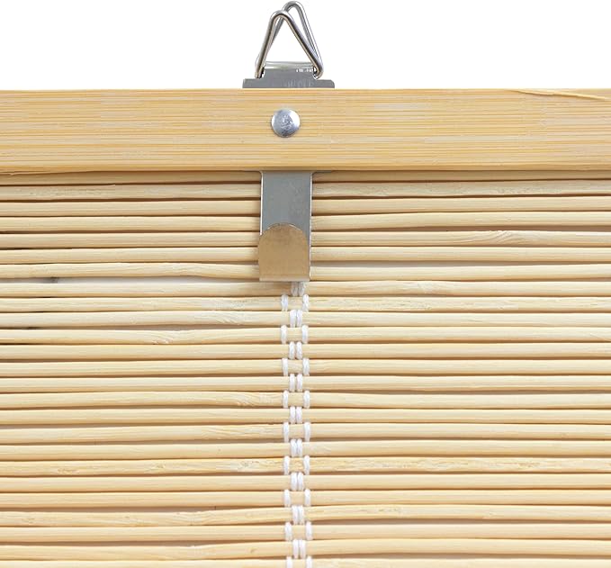 Red Lantern Matchstick Cordless Window Shade