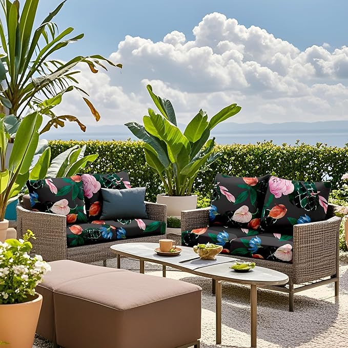 Outdoor Cushion Covers Set, Replacement