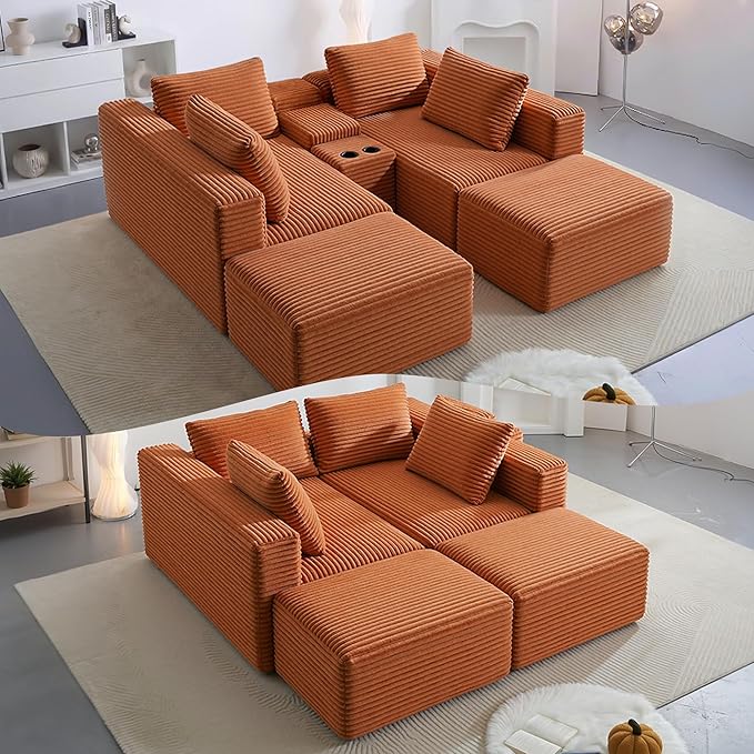 125" Oversized Sectional Couches