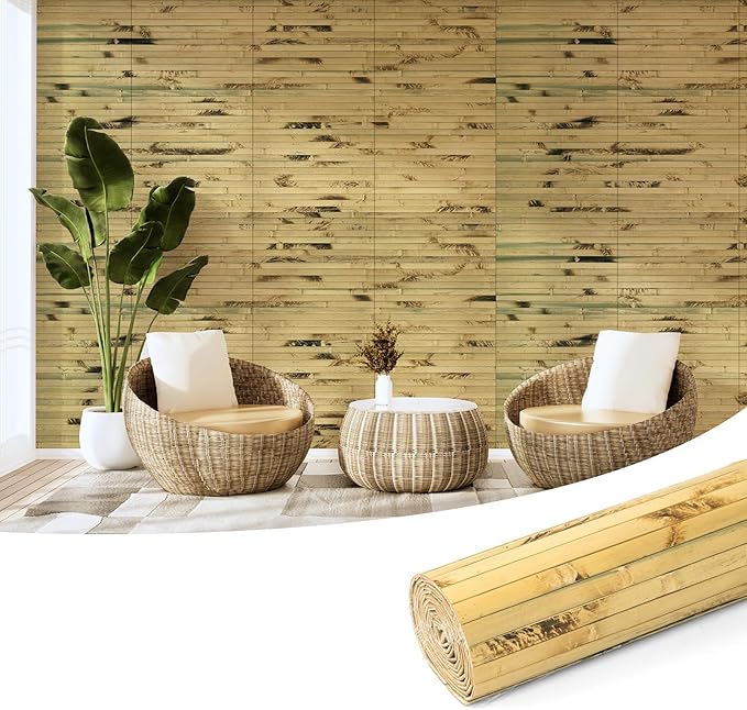 Art3d Natural Bamboo Wall Panel
