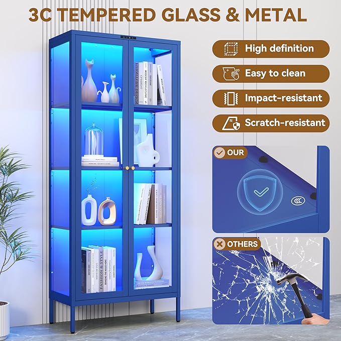 Polup Glass Display Cabinet
