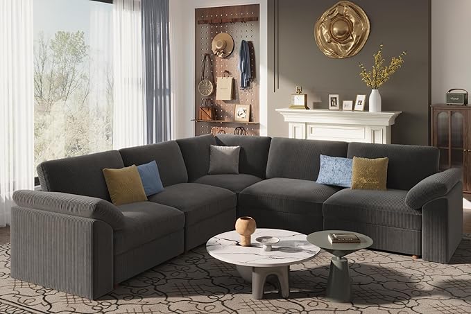 EASE MOOSE Oversized Modular Sectional Sofa, Extra Large L Shape Sectional