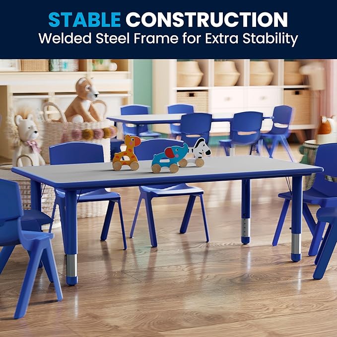 Flash Furniture Wren Adjustable Classroom Activity Table