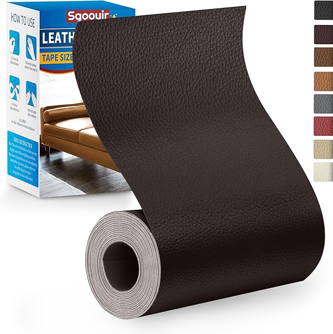 Leather Repair Patch Tape Kit, Vinyl Leather Repair Kit