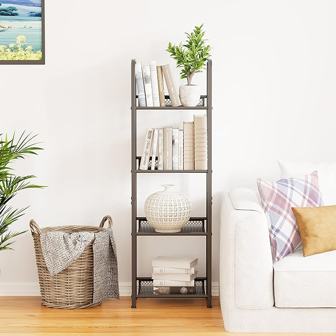 Bookshelf Vertical Storage Freestanding Storage Stand