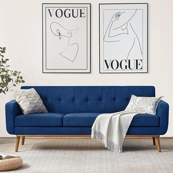 HUIMO Sofa Couch, Mid Century Modern Sofa