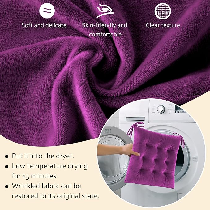 ELFJOY Rocking Chair Cushion Large Rocking Chair Pads