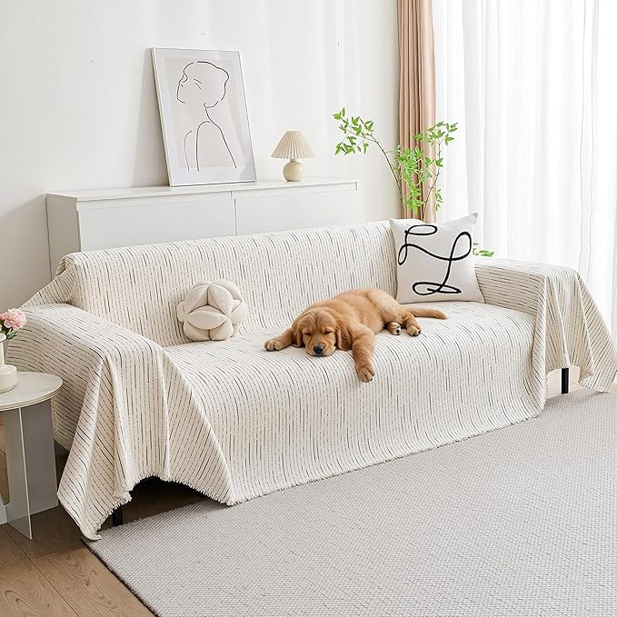 MYSKY HOME Couch Cover for Dogs, Sectional Couch Cover