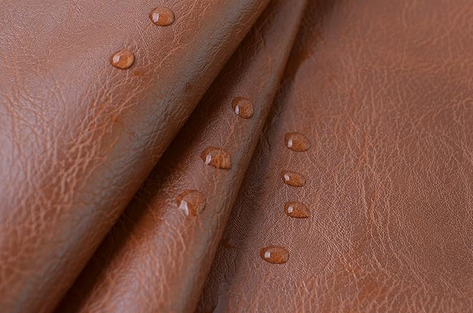 Wento Thick Faux Leather Fabric Soft Skin Grain PU Leather