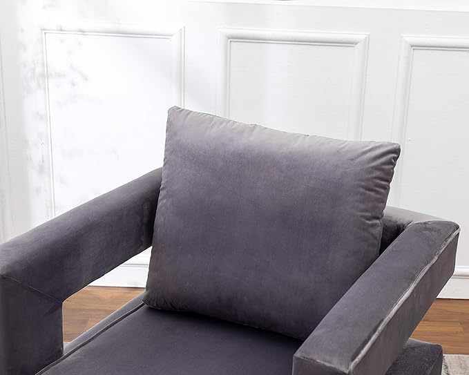 Roundhill Furniture Lenola Upholstered Accent Arm Chair