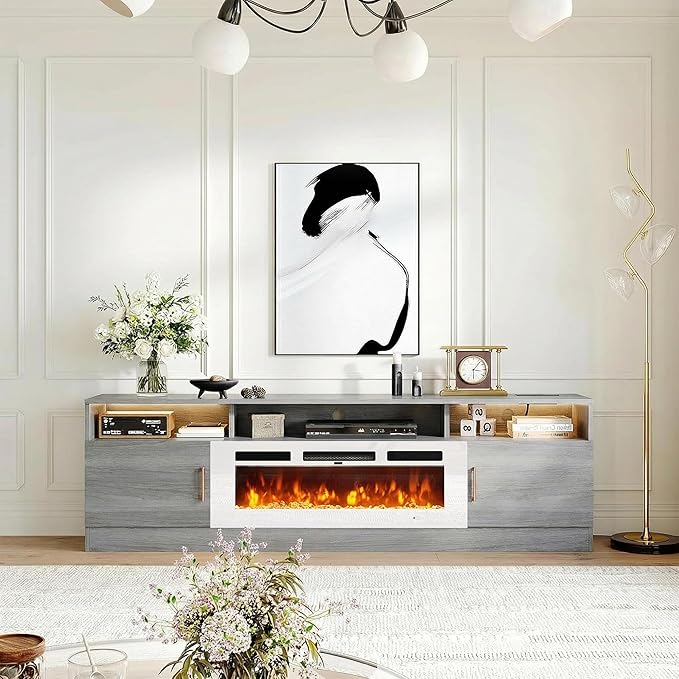 oneinmil 70" Fireplace TV Stand