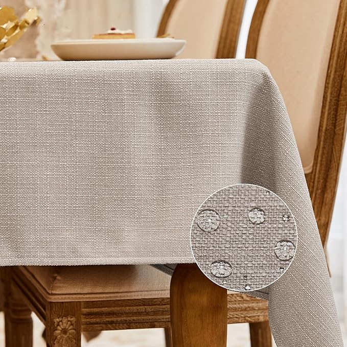 BALCONY & FALCON Rectangle Tablecloth 47” x 63“ Washable Wrinkle Resistant and