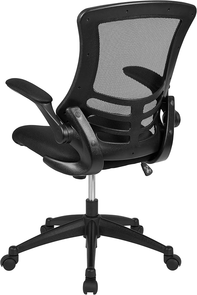 Flash Furniture Set of 8 Mid-Back Swivel Ergonomic Task Office Chairs
