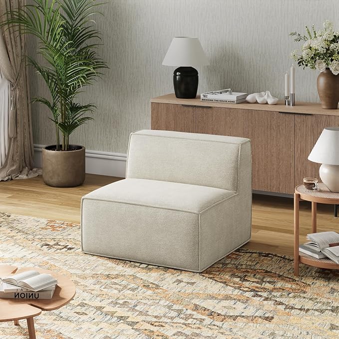 Novilla Modular Sectional Sofa, No Assembly Cloud Sectional Couch