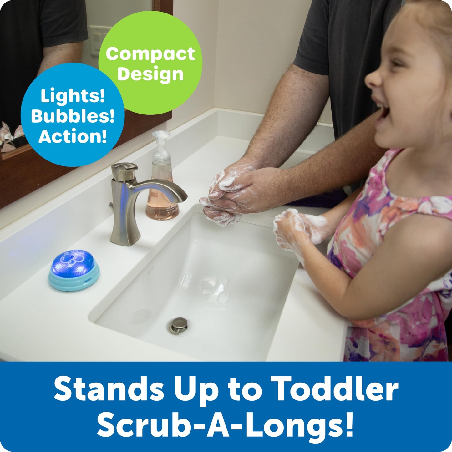 Learning Resources 20 Second Handwashing Timer - Visual Timer for Kids, Classroom Timers for Kids, Visual Timers for Handwashing