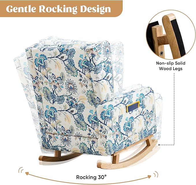 HCHAIRH Nursery Rocking Chairs, Rocking Chair Nursery