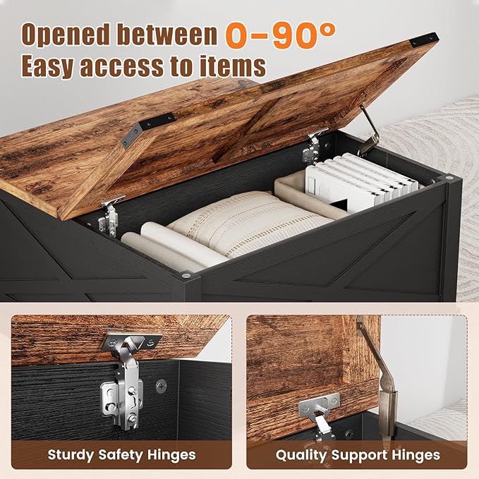 ALLSTAND 31.5" Lift Top Coffee Table