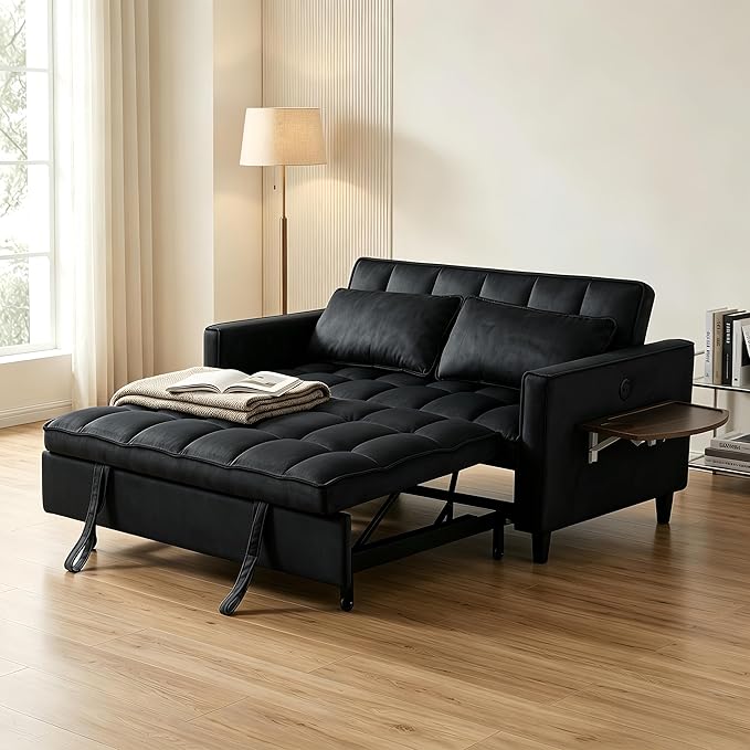 4 in 1 Convertible Sofa Bed, Pull Out Couch