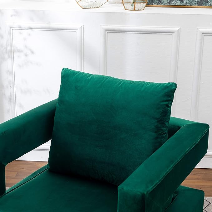 Roundhill Furniture Lenola Upholstered Accent Arm Chair