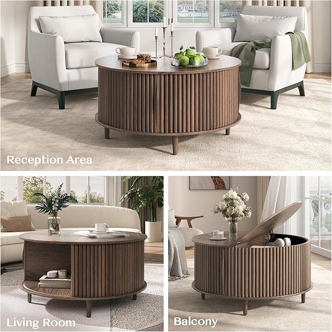 JOINICE, Round Coffee Table