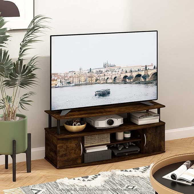 Furinno Jaya Entertainment Center Stand Unit/TV Desk