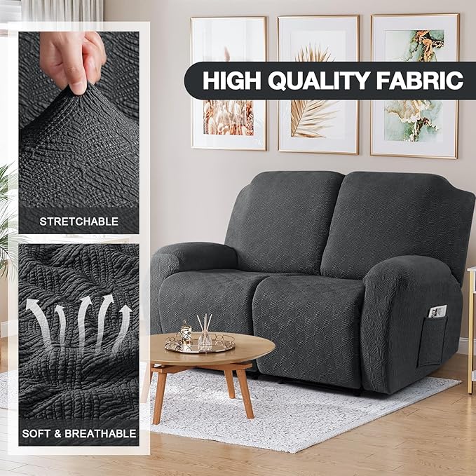 Timeles Extra Wide Recliner Loveseat Covers Oversized Reclining Couch Covers