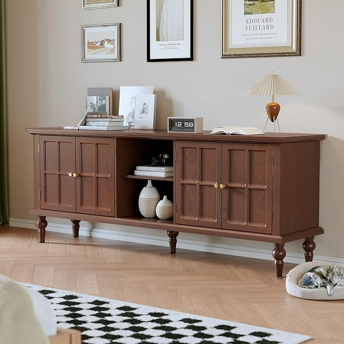 3More 67" Mid Century Modern TV Stand
