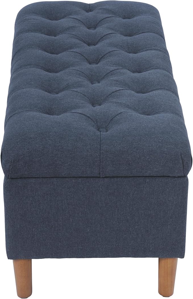 Homepop Home Decor | Tufted Ainsley Button Storage Ottoman Bench