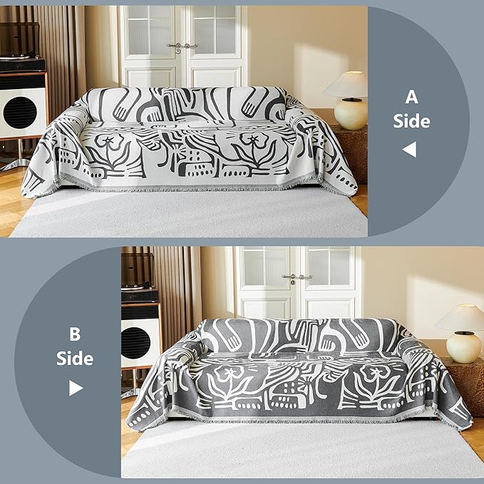 MYSKY HOME Couch Cover for Dogs, Washable Couch Covers, Sofa Covers for