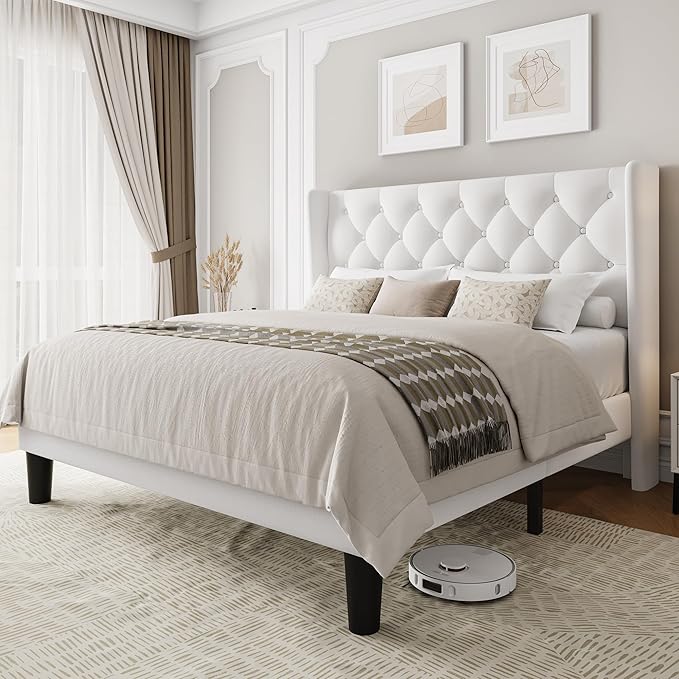 Einhomn Queen Size Platform Bed Frame