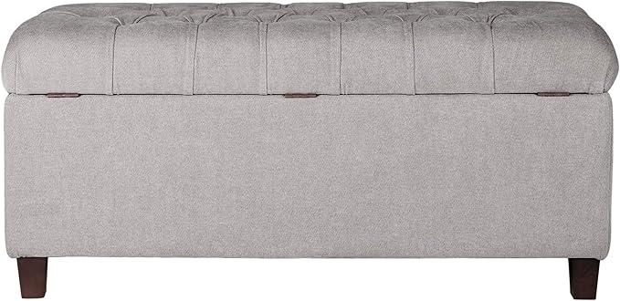 Homepop Home Decor | Tufted Ainsley Button Storage Ottoman Bench