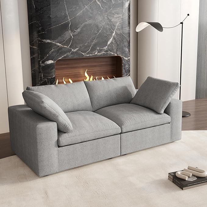 Cloud Modular Sectional Sofa Couch, 80.3" Convertible Couches Lovesofa