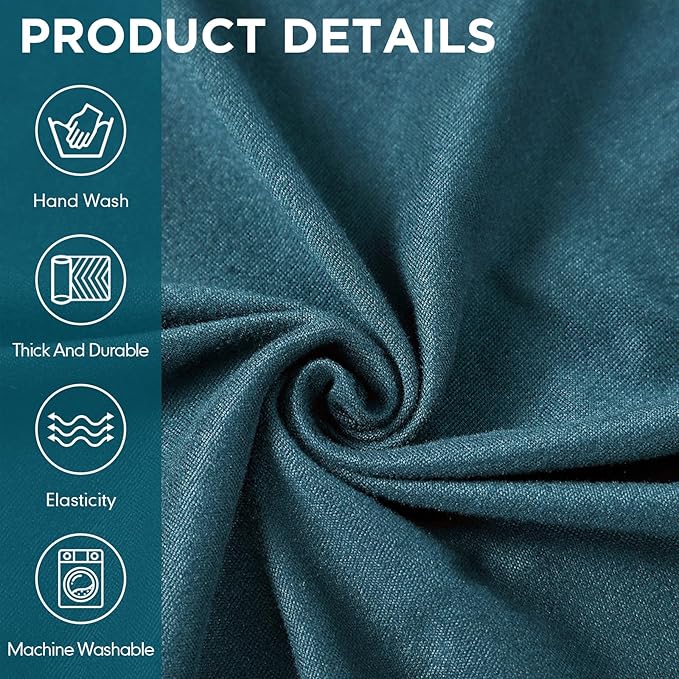Peryiter 3 Pcs Couch and Loveseat Covers Set Sofa Cover