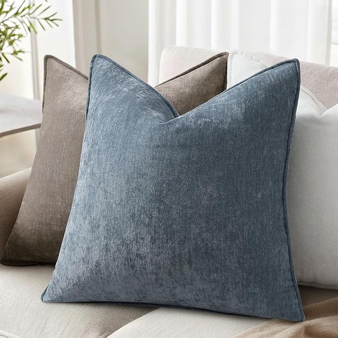 decorUhome Summer Couch Throw Pillow Covers 18x18 Set of 2, Decorative Soft
