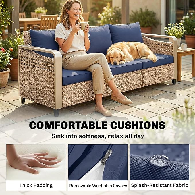 Outsunny Outdoor Patio Couch