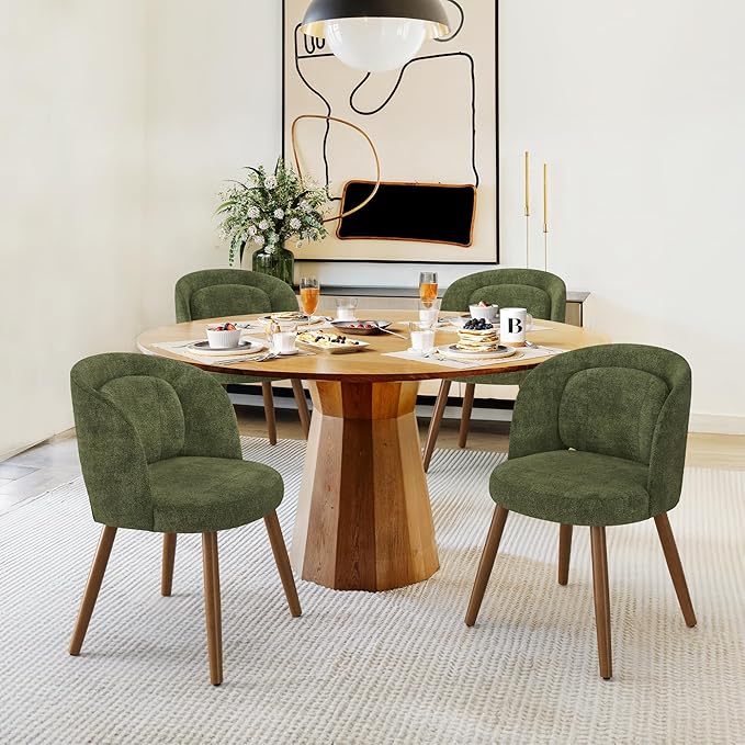 LUE BONA Dining Chairs Set of 6, Modern Upholstered Kitchen Chairs