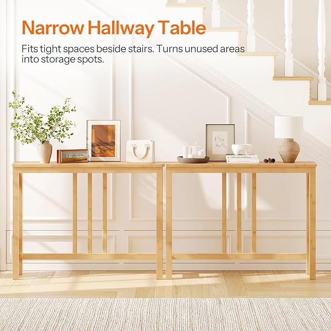 HOOBRO Narrow Console Table, Sofa Table