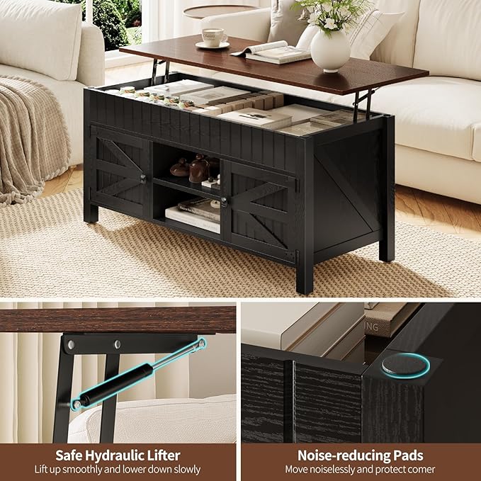 47.3" Lift Top Coffee Table