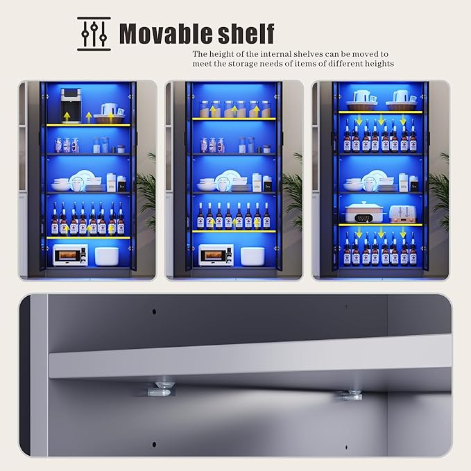 Dystler 65" Tall Display Cabinet