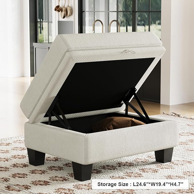 Belffin Standard Ottoman with Storage
