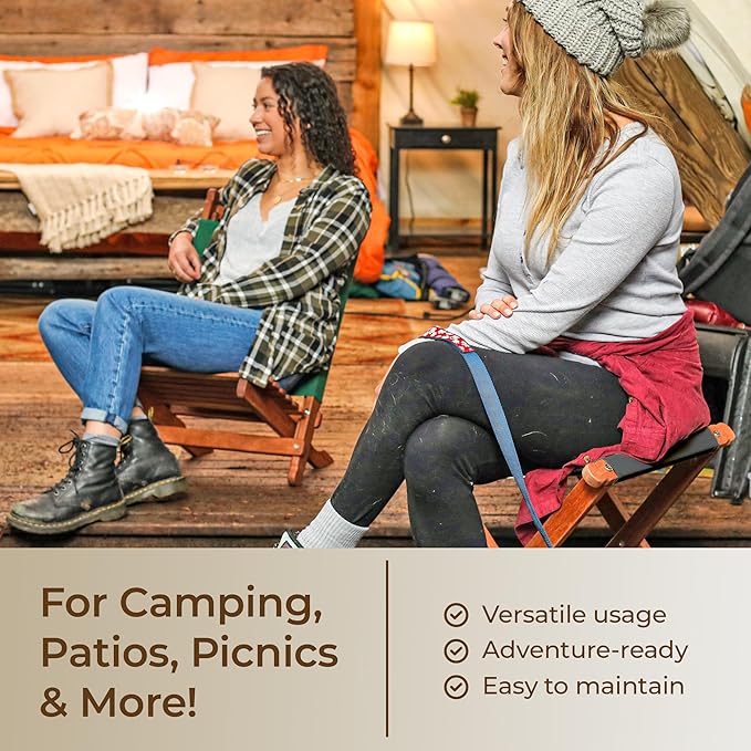 BYER OF MAINE Pangean Folding Stool – Canvas Camp & Wood Camp Stool
