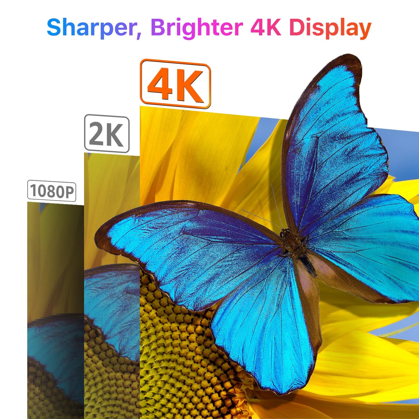 kksmart Portable Monitor for Laptop MacBook Surface PC Xbox PS5, Travel Monitor Second Screen for Laptop, HDMI USB-C VESA Compatible Built-in Speaker, 17.3