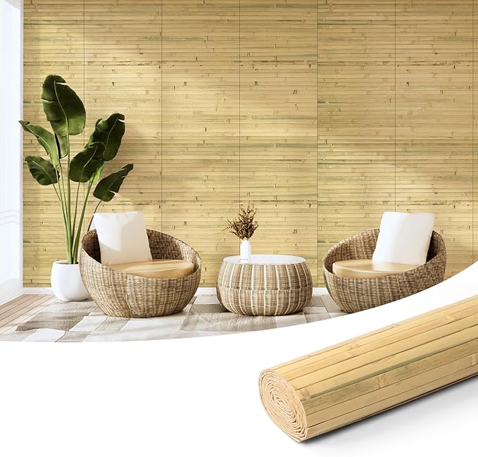 Art3d Natural Bamboo Wall Panel