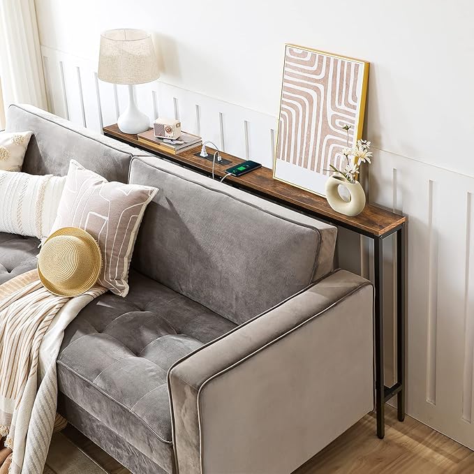 MAHANCRIS 55.1 Skinny Console Table