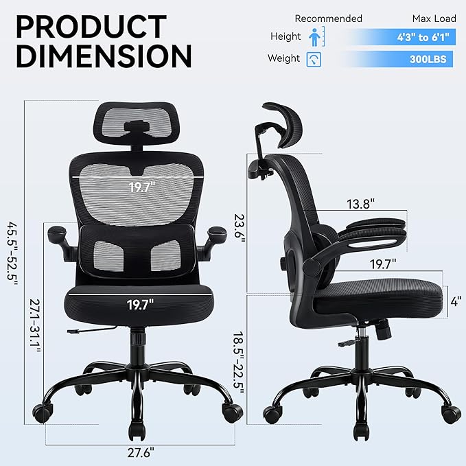 AreShark Office Chair-Ergonomic Desk Chair