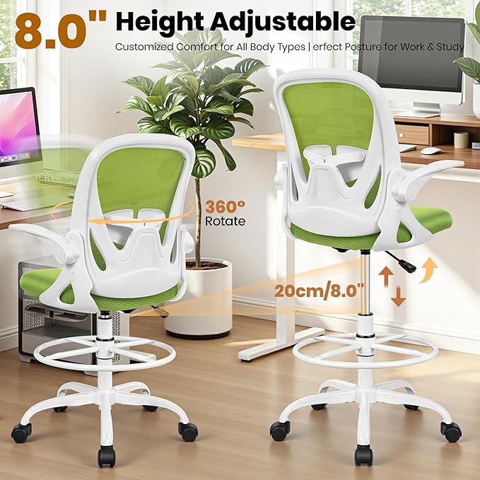 Primy Drafting Chair Tall Office Chair