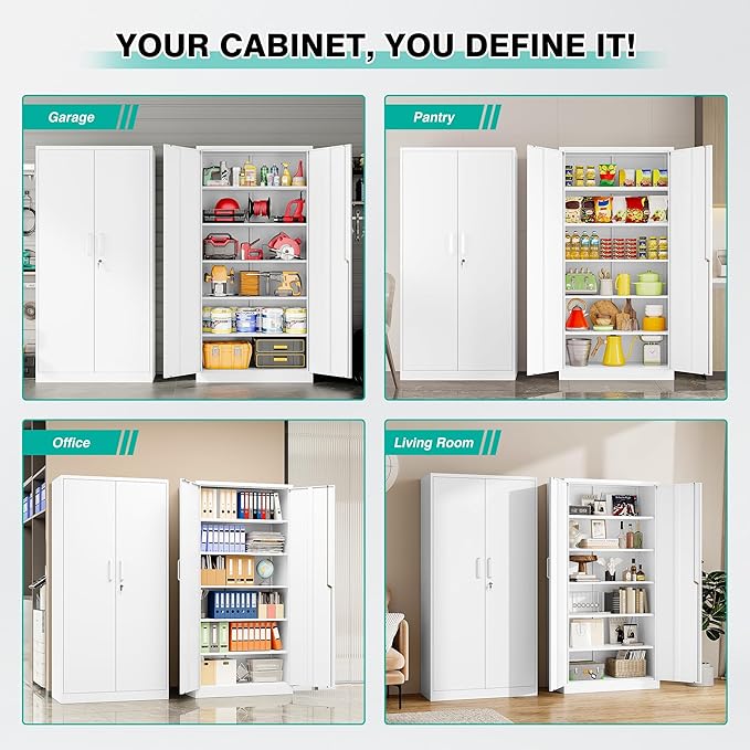 Wide & Deep Metal Storage Cabinet