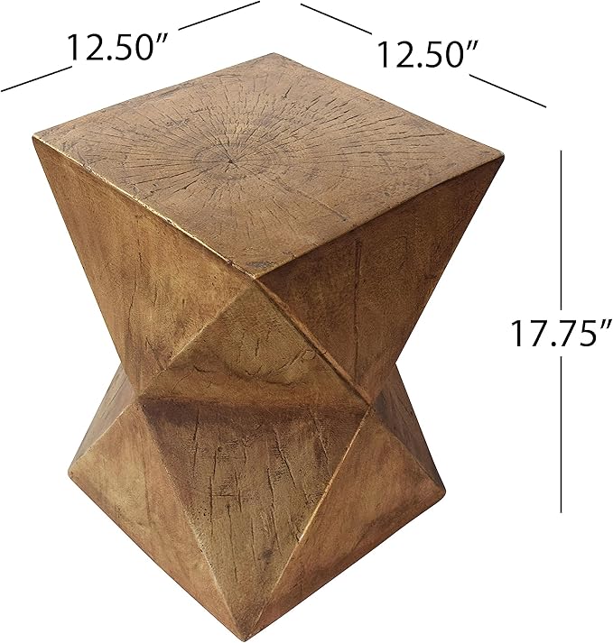 Eco-Friendly Bamboo Side Table Sustainable Material End Table