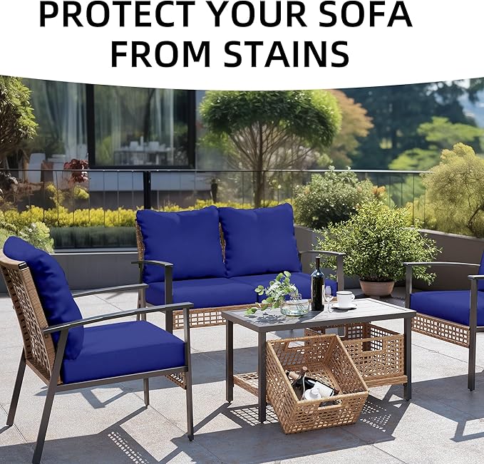 Outdoor Cushion Covers Set, Replacement