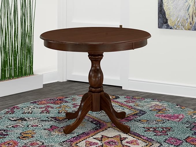 East West Furniture AMT-MAH-TP Antique Dining Room Table